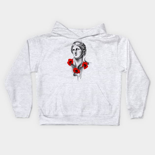 Aphrodite Kids Hoodie by BSKR